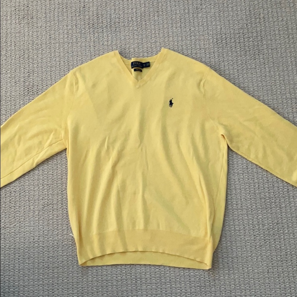 Men’s Ralph Lauren yellow pullover